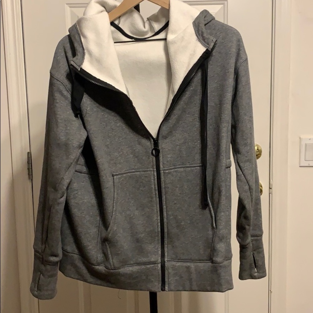 Fabletics oversized zip up hoodie